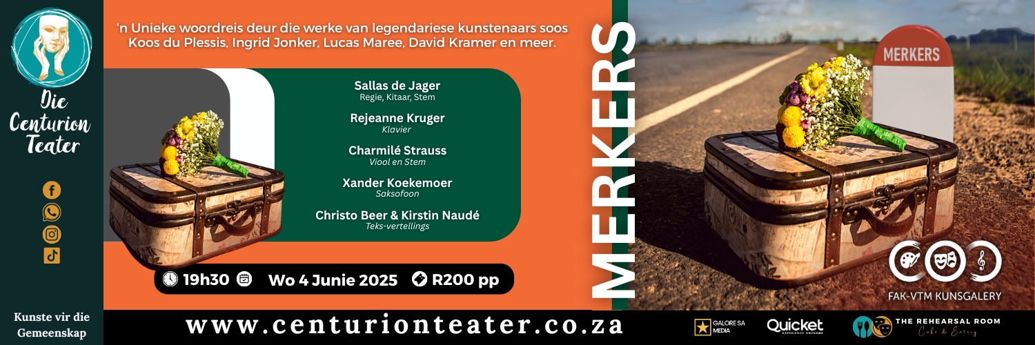 MERKERS: ‘n Musiek- en woordreis (Musiek @ Die Centurion Teater) Poster