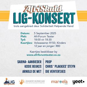Solidariteit Helpende Hand LIG-konsert Poster