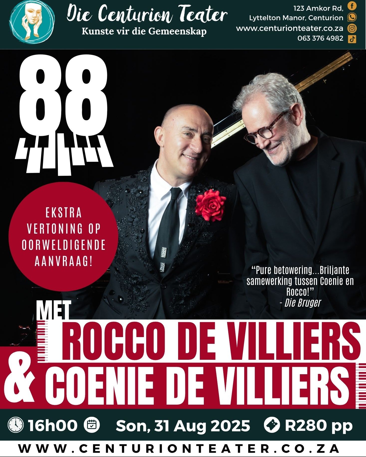 Rocco de Villiers en Coenie de Villiers – 88 Poster