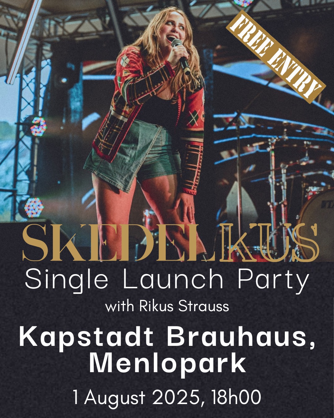 Skedelkus – Single Launch Party Poster