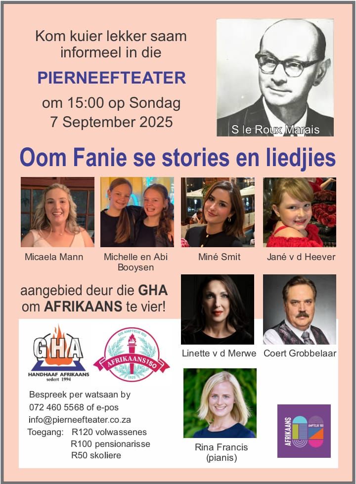 Oom Fanie se stories en liedjies Poster