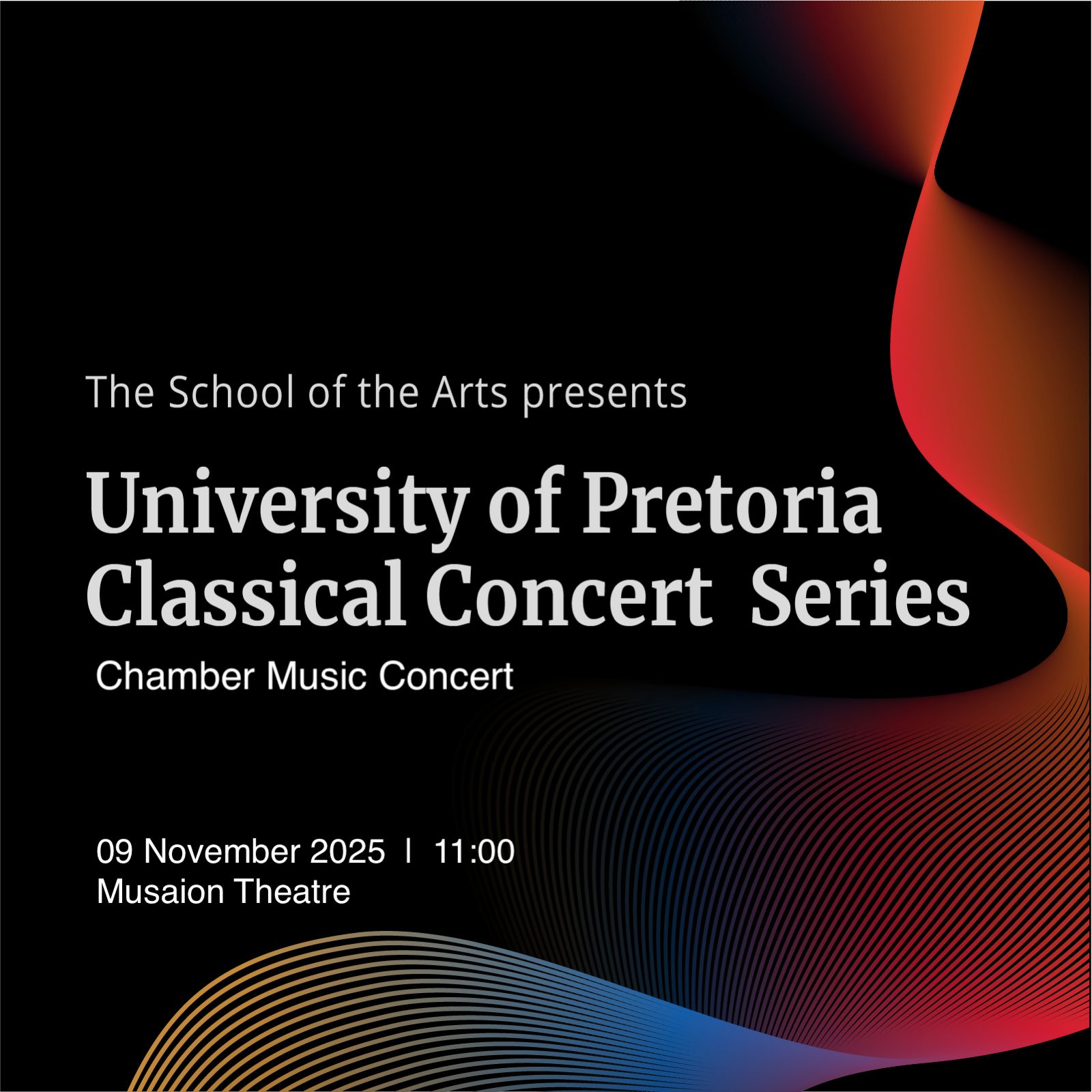 Chamber Music Concert Poster