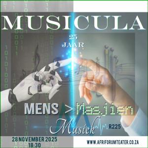 Musicula 25 jaar – Mens, masjien, musiek Poster