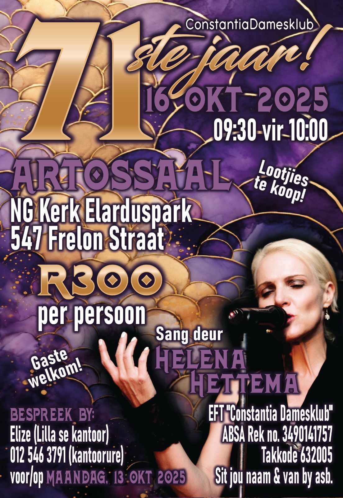 Helena Hettema 71ste Jaar! Poster