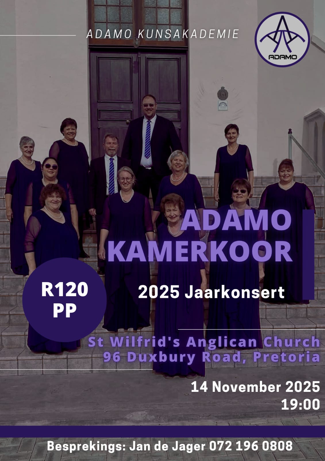 Adamo Kamerkoor 2025 Jaarkonsert Poster