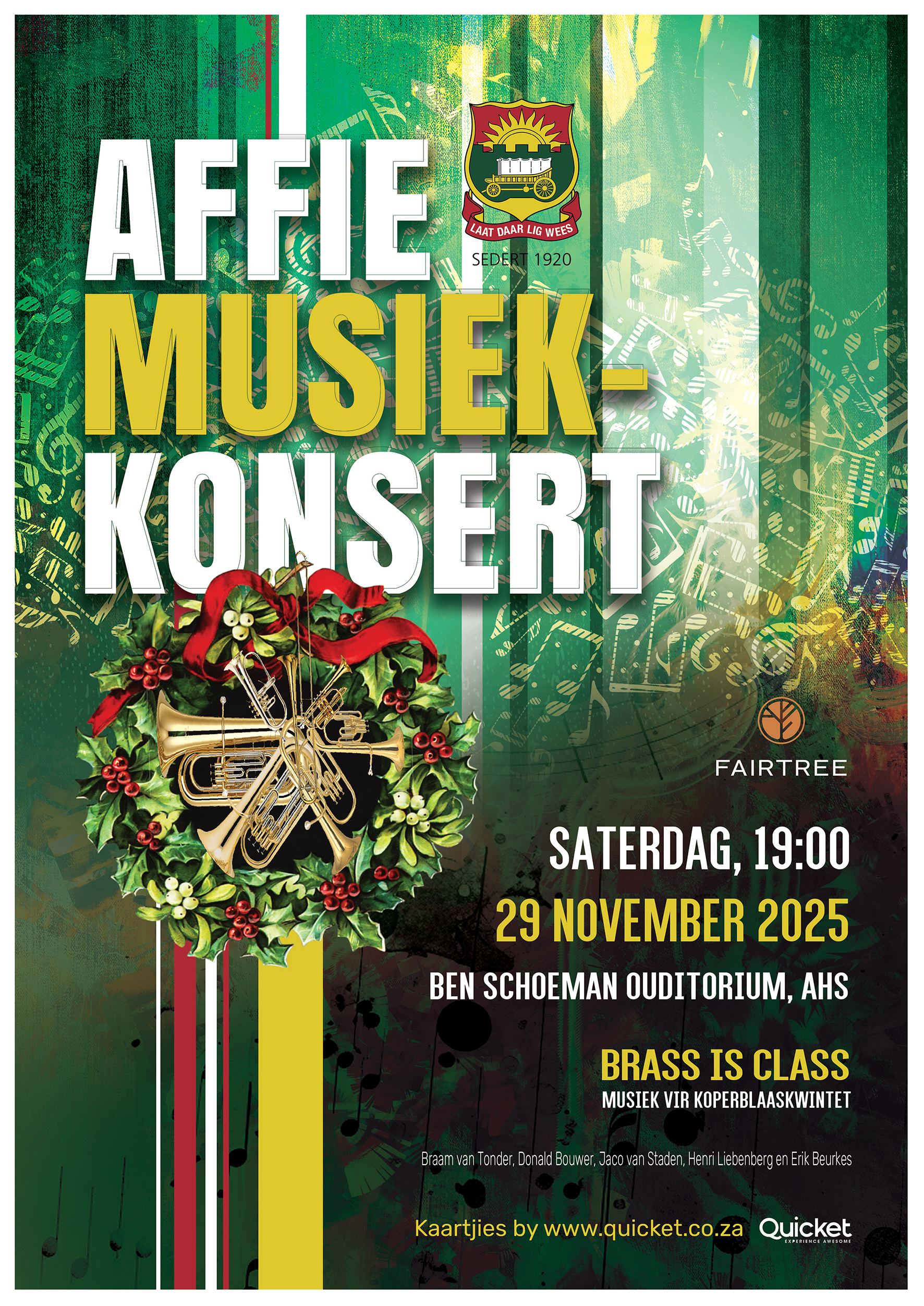 Affie-Konsertreeks Poster