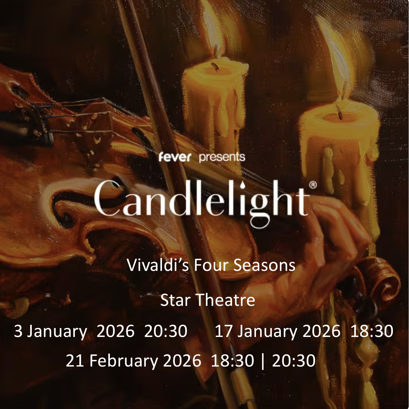 Candlelight : Vivaldi’s Four Seasons Poster