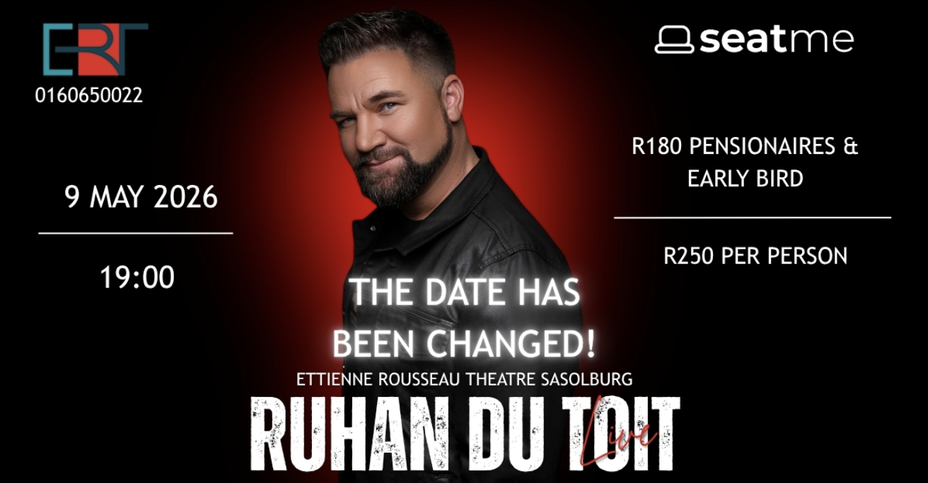 Ruhan du Toit Live Poster