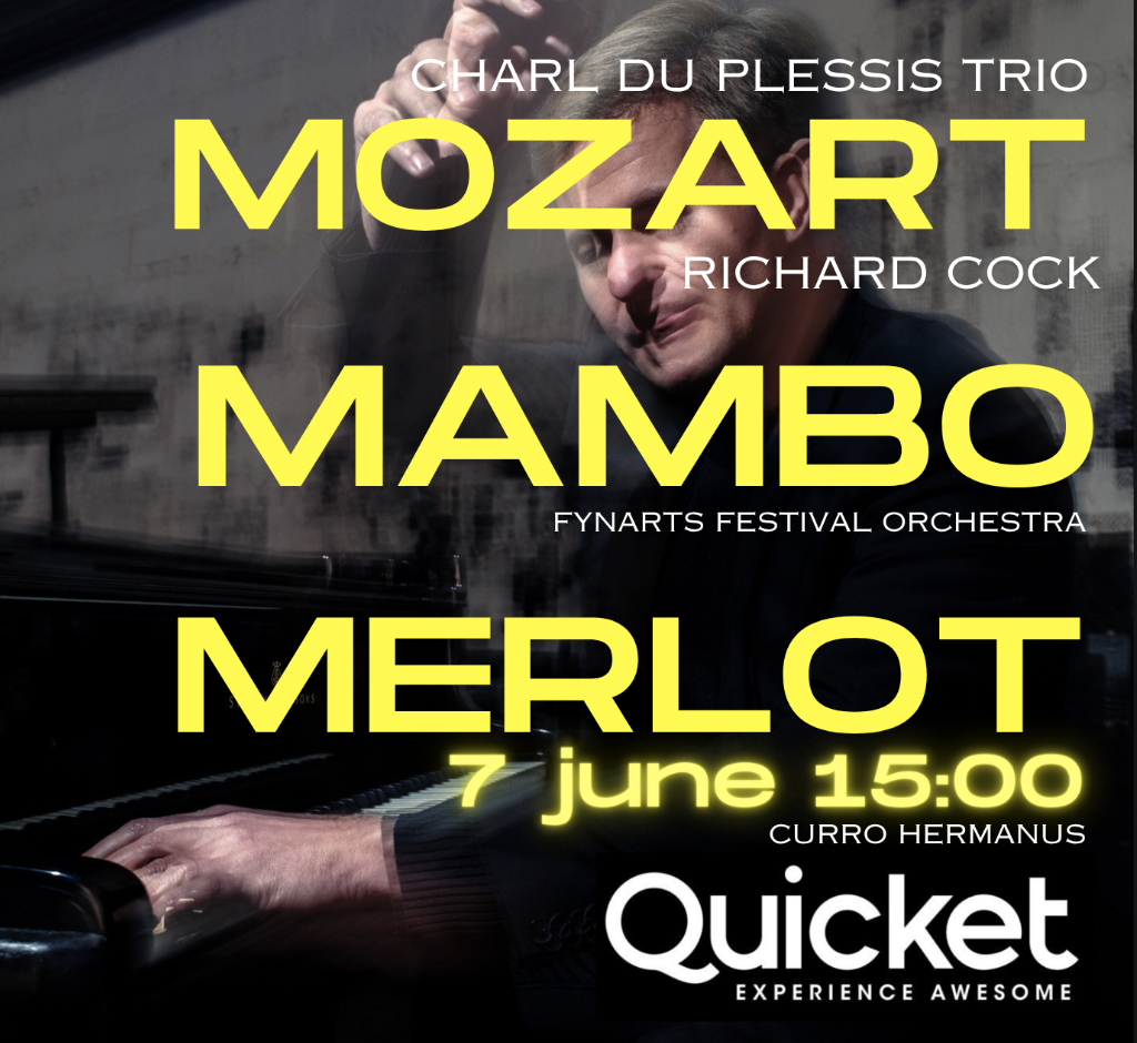 Mozart, Mambo and Merlot Poster
