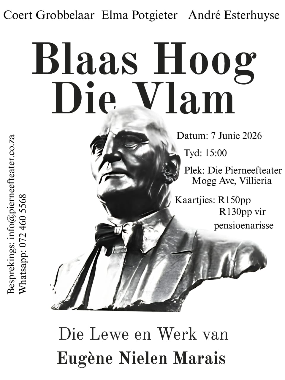 Blaas hoog die vlam Poster