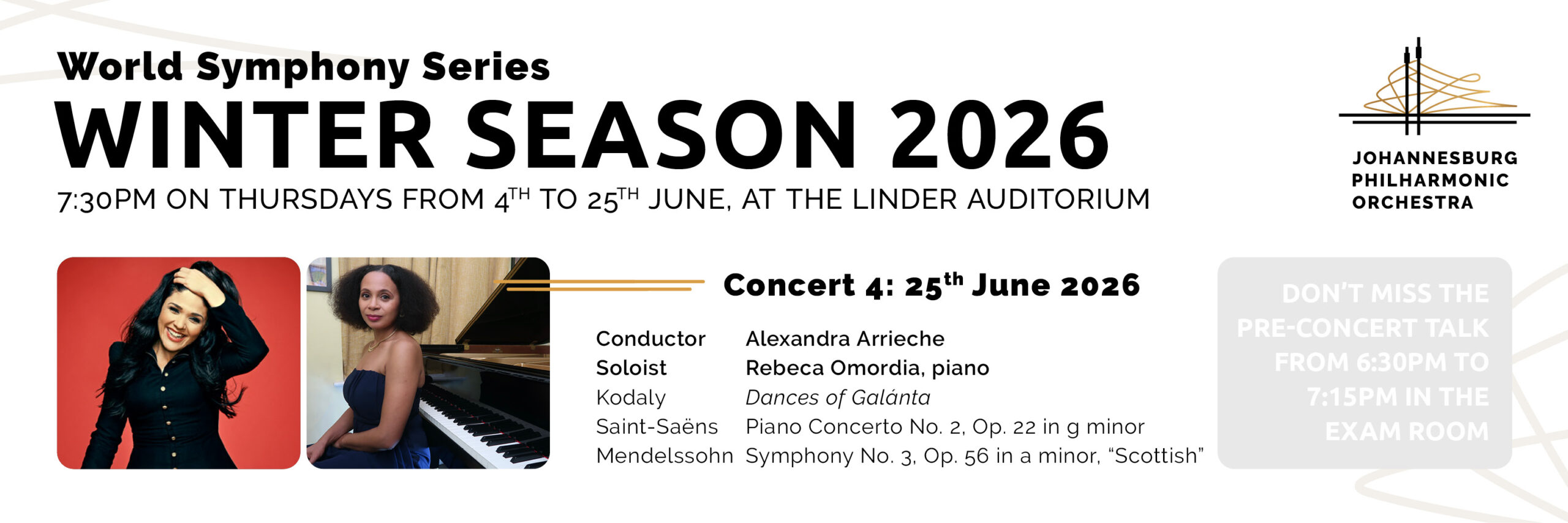 JPO Winter Season 2026: Concert 4 Poster