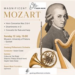Magnificent Mozart – Gauteng Philharmonic Orchestra Poster