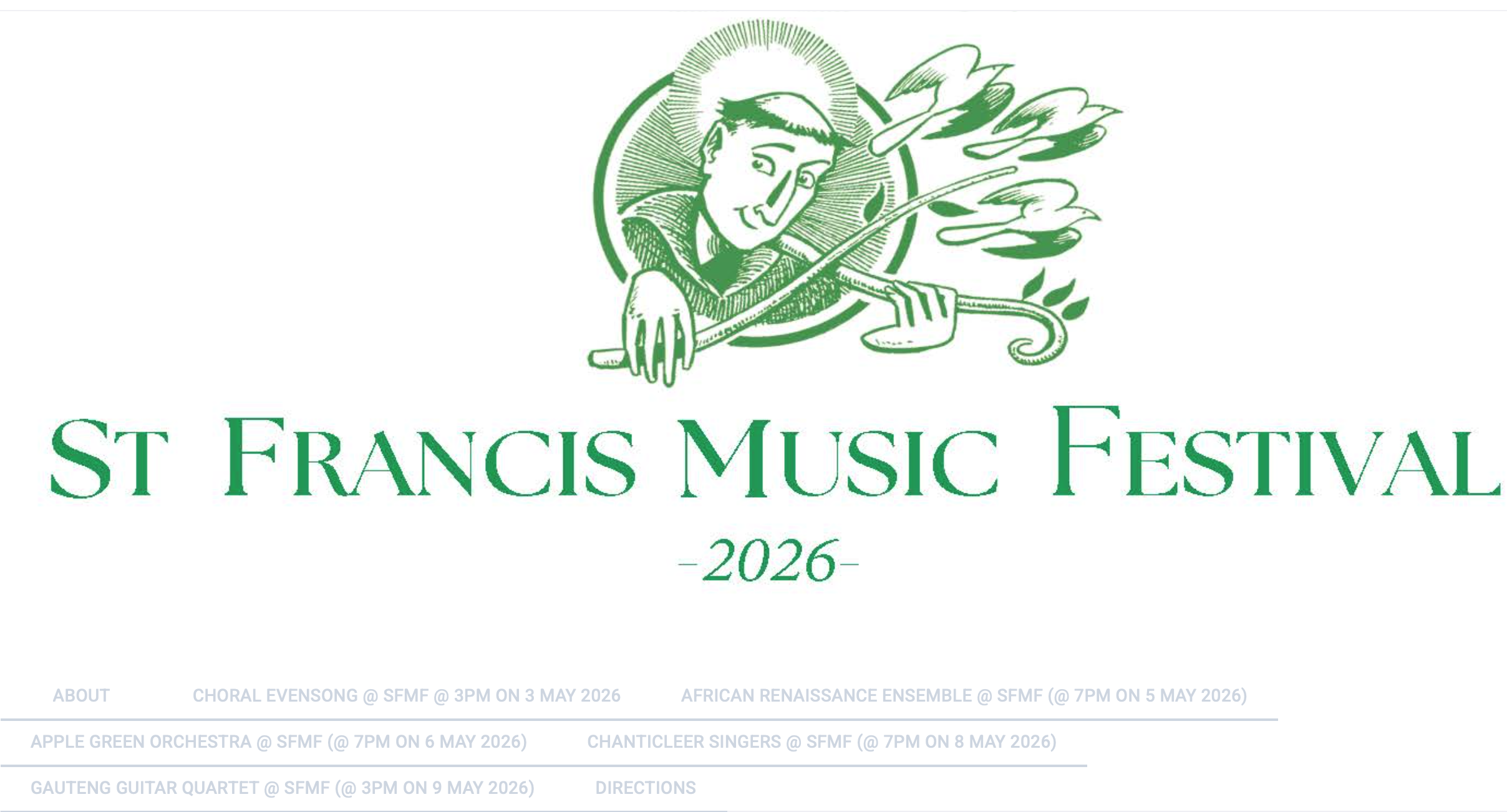 St Francis Music Festival 2026 Poster