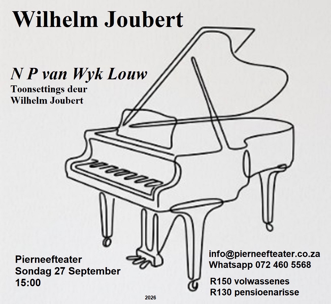 NP van Wyk Louw praat musiektaal Poster