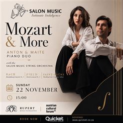 Mozart & More #SalonMusic Poster