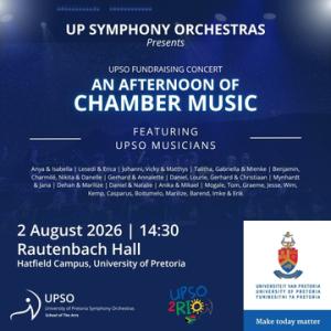 UPSO Fundraising Concert Poster