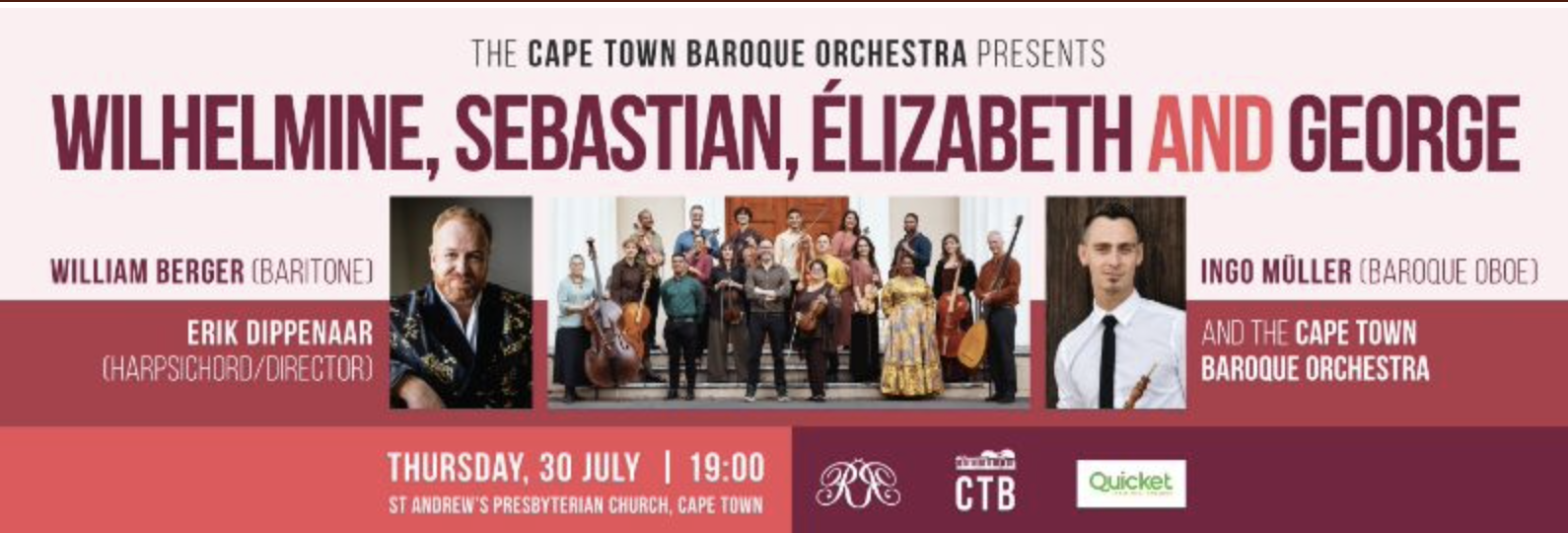 Wilhelmine, Sebastian, Élizabeth and George Poster