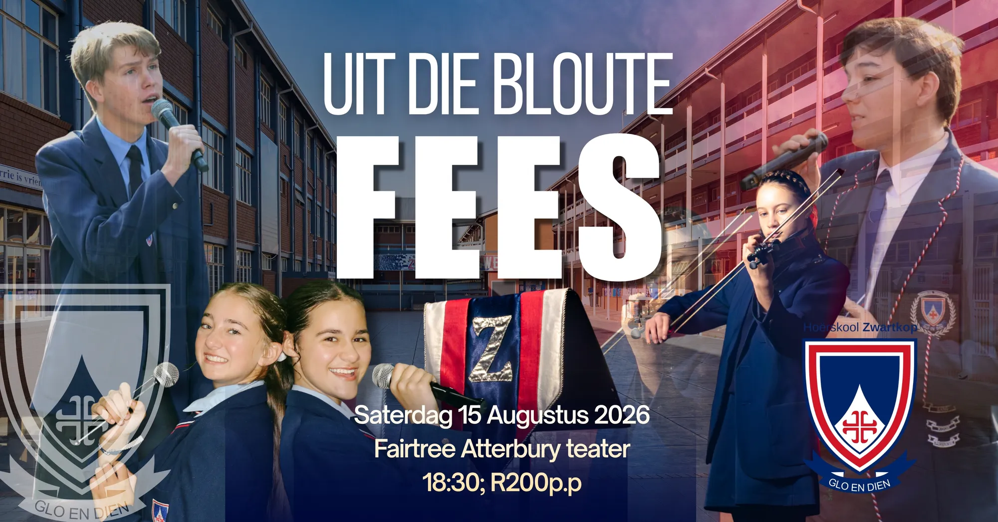 Uit-die-Bloute Fees (Aangebied deur Hoërskool Zwartkop) Poster